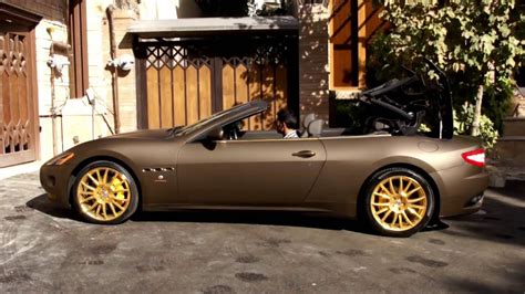 Maserati Grancabrio Fendi Matte Brown Wrap 